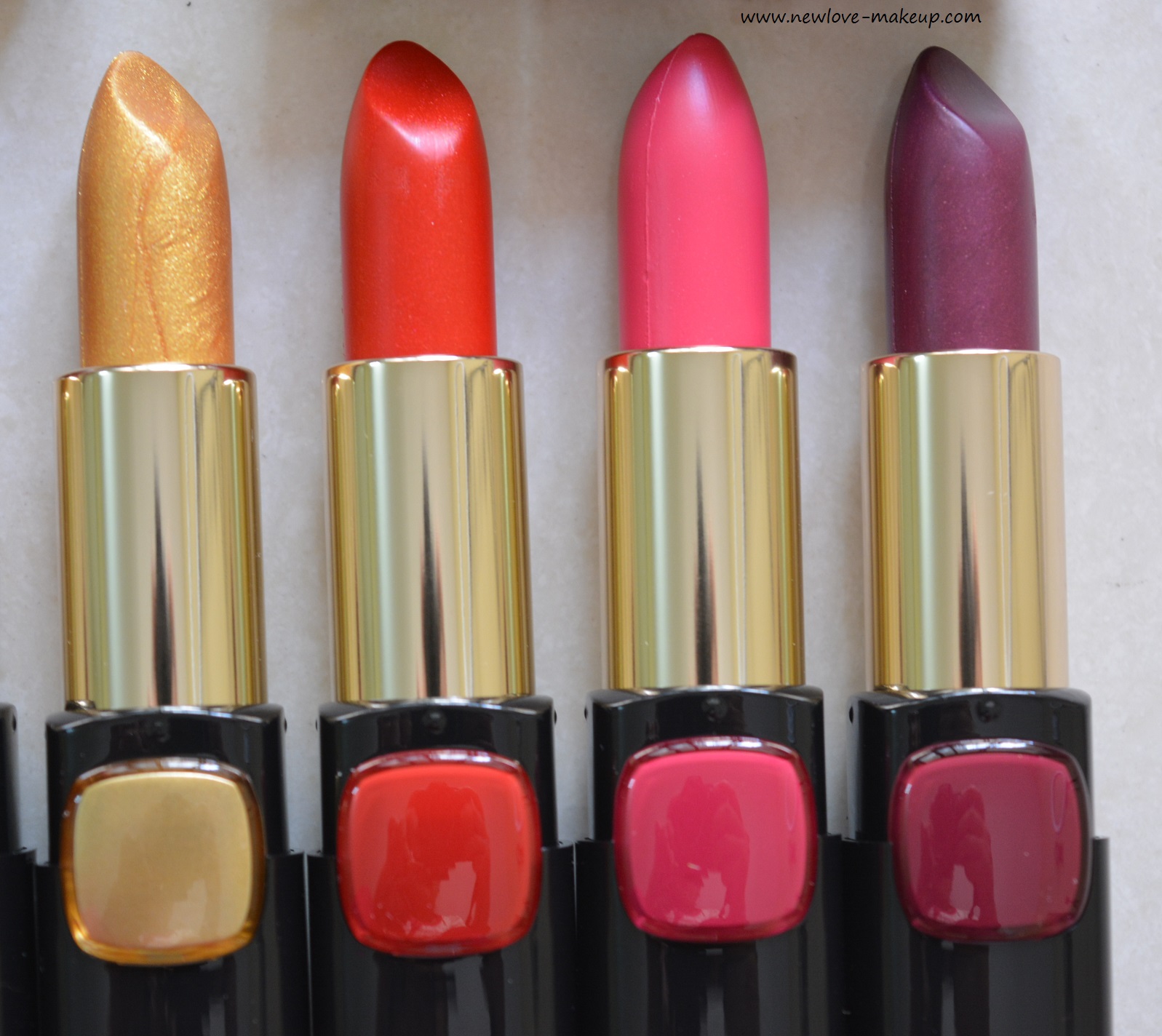 L'Oreal Paris #BoldInGold Collection Review, Swatches