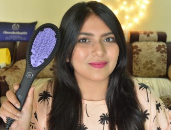 Dafni The Original Hair Straightening Ceramic Brush Review, Demo